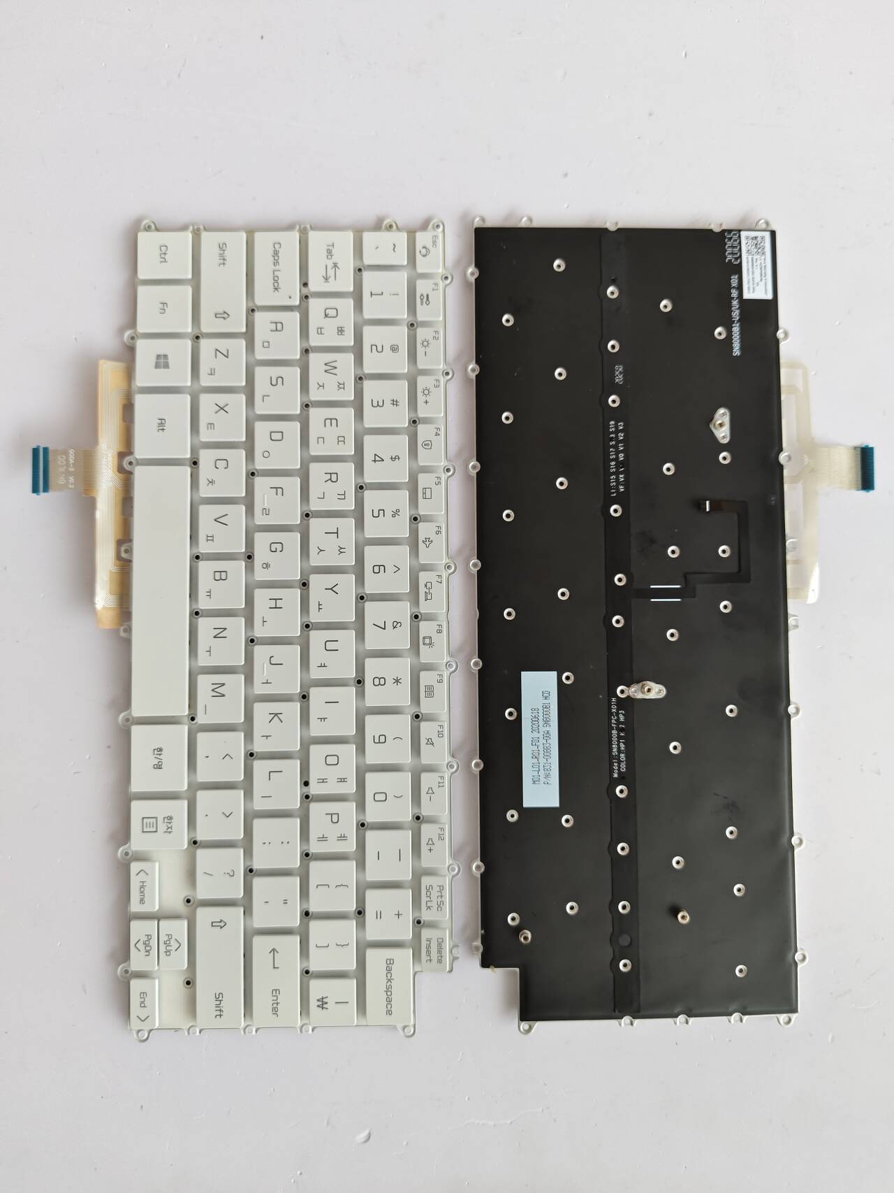 Picture of New Replacement Laptop Keyboard For LG 14Z90P WHITE Backlit Other Language Layout